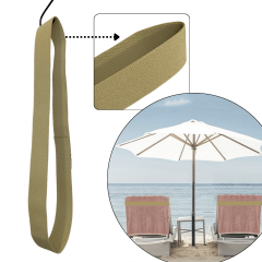 Strandhanddoek elastiek band | Beige