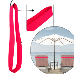 Strandhanddoek elastiek band | Neon Roze